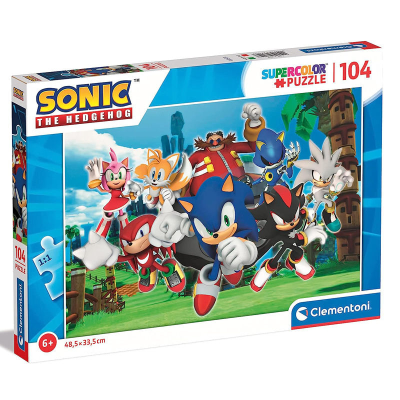 CLEMENTONI PUZZLE BY 104 PIECES SONIC – TOYBEEZ